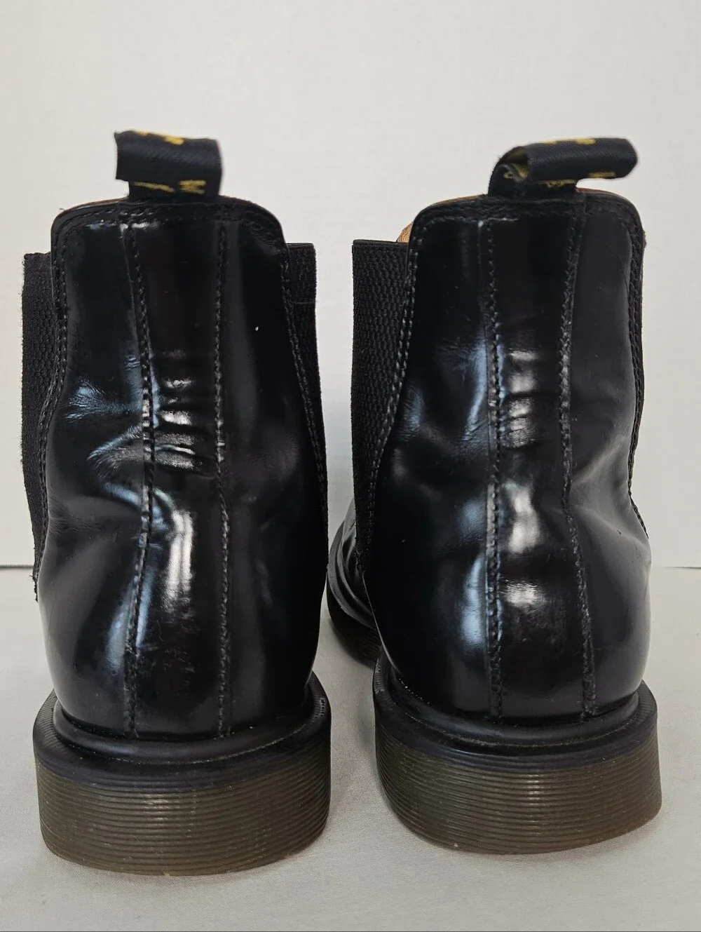 Dr. Martens 2976 Chelsea Boots Black Smooth Leather Men's 10 Women's 11